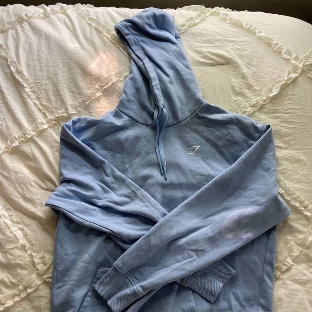 Gymshark baby blue hoodie